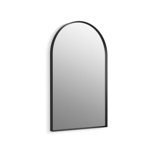 Kohler Essential Arch Mirror for Wall | HD Reflection with 100% Silver Coating | Decorative Mirror for Bedroom/Living Room/Bathroom | Brushed Gold Aluminium Frame, 508 x 813 mm|B0D7W7S3HD