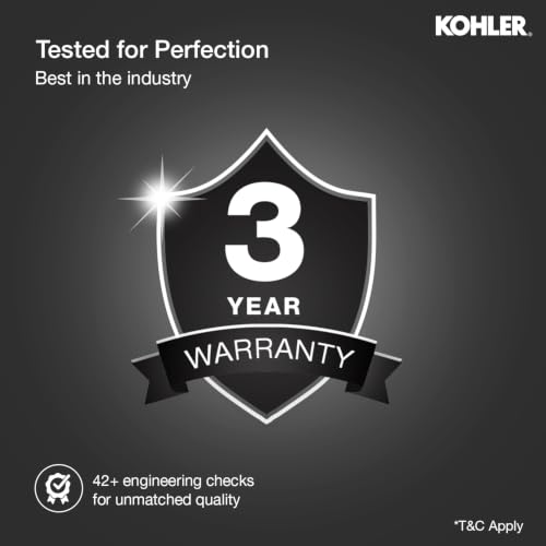 Kohler Essential Arch Mirror for Wall | HD Reflection with 100% Silver Coating | Decorative Mirror for Bedroom/Living Room/Bathroom | Brushed Gold Aluminium Frame, 508 x 813 mm|B0D7W7S3HD