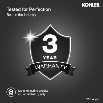 Kohler Essential Arch Mirror for Wall | HD Reflection with 100% Silver Coating | Decorative Mirror for Bedroom/Living Room/Bathroom | Brushed Gold Aluminium Frame, 508 x 813 mm|B0D7W7S3HD