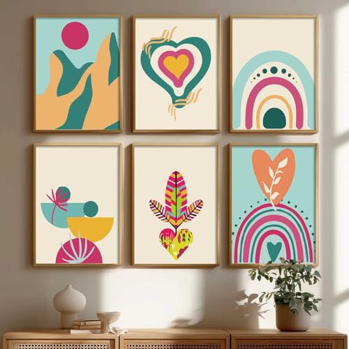kotart Premium Digital Madhubani Art Paintings with Frame for Home Decor - Wall Painting for Living Room - Pack of 6 (10x13, painting for wall decoration)|B0CQTDMRD3