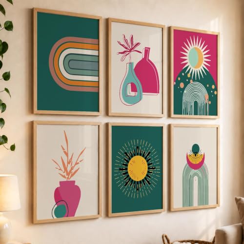 kotart Premium Digital Madhubani Art Paintings with Frame for Home Decor - Wall Painting for Living Room - Pack of 6 (10x13, painting for wall decoration)|B0CQTDMRD3