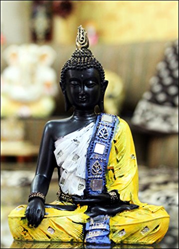 eCraftIndia Lord Buddha Statue for Home Decor Living Room | Gautam Buddha Idol Under the Bodhi-Tree | Showpiece Gift for Housewarming Birthday|B0GQBK7H85