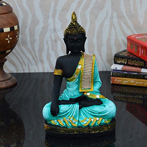 eCraftIndia Lord Buddha Statue for Home Decor Living Room | Gautam Buddha Idol Under the Bodhi-Tree | Showpiece Gift for Housewarming Birthday|B0GQBK7H85