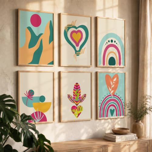 kotart Premium Digital Madhubani Art Paintings with Frame for Home Decor - Wall Painting for Living Room - Pack of 6 (10x13, painting for wall decoration)|B0CQTDMRD3