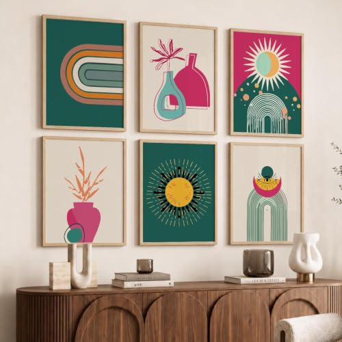 kotart Premium Digital Madhubani Art Paintings with Frame for Home Decor - Wall Painting for Living Room - Pack of 6 (10x13, painting for wall decoration)|B0CQTDMRD3