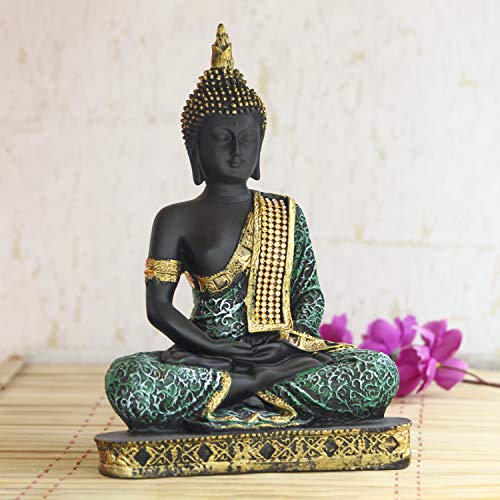 eCraftIndia Lord Buddha Statue for Home Decor Living Room | Gautam Buddha Idol Under the Bodhi-Tree | Showpiece Gift for Housewarming Birthday|B0GQBK7H85