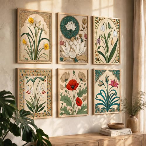 kotart Premium Digital Madhubani Art Paintings with Frame for Home Decor - Wall Painting for Living Room - Pack of 6 (10x13, painting for wall decoration)|B0CQTDMRD3
