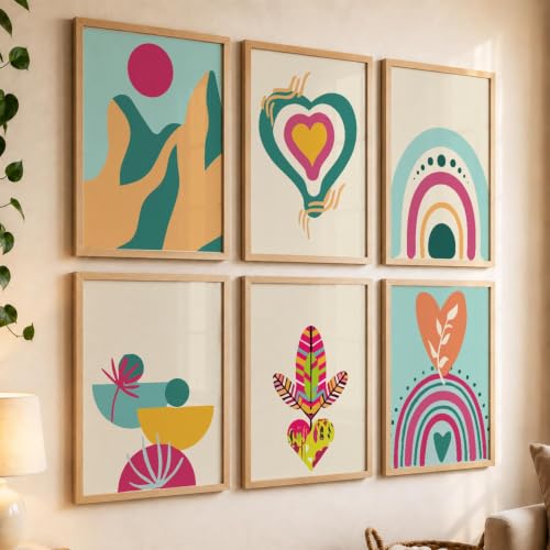 kotart Premium Digital Madhubani Art Paintings with Frame for Home Decor - Wall Painting for Living Room - Pack of 6 (10x13, painting for wall decoration)|B0CQTDMRD3