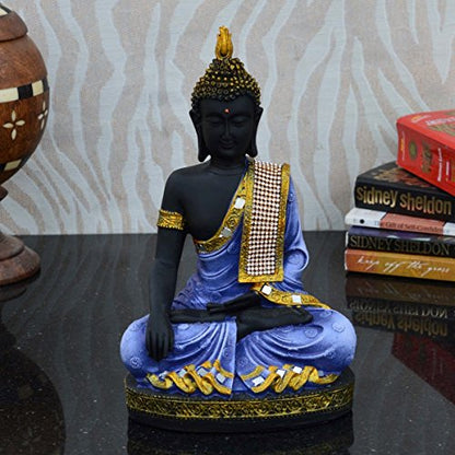 eCraftIndia Lord Buddha Statue for Home Decor Living Room | Gautam Buddha Idol Under the Bodhi-Tree | Showpiece Gift for Housewarming Birthday|B0GQBK7H85