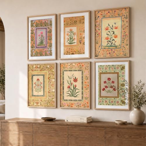 kotart Premium Digital Madhubani Art Paintings with Frame for Home Decor - Wall Painting for Living Room - Pack of 6 (10x13, painting for wall decoration)|B0CQTDMRD3