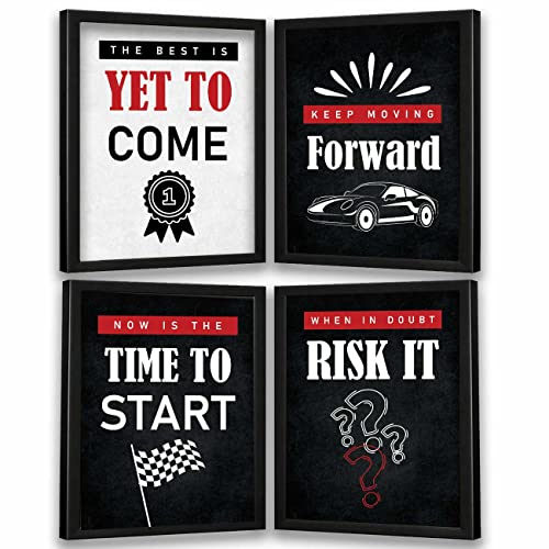 kotart - Motivational Quotes Wall Posters with Frame for Home and Office Wall Decor - Inspirational Quotes Wall Frames - Framed Posters for Living Room (Art 1, Small)|B0BM91RYZZ