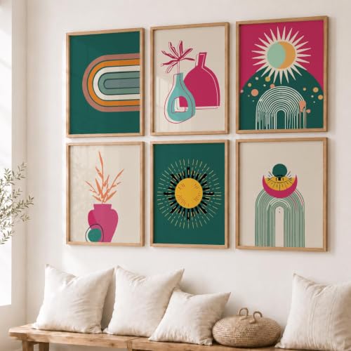 kotart Premium Digital Madhubani Art Paintings with Frame for Home Decor - Wall Painting for Living Room - Pack of 6 (10x13, painting for wall decoration)|B0CQTDMRD3