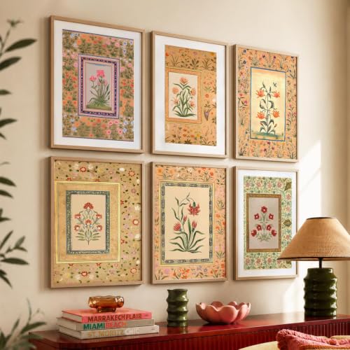 kotart Premium Digital Madhubani Art Paintings with Frame for Home Decor - Wall Painting for Living Room - Pack of 6 (10x13, painting for wall decoration)|B0CQTDMRD3