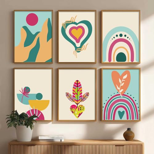 kotart Premium Digital Madhubani Art Paintings with Frame for Home Decor - Wall Painting for Living Room - Pack of 6 (10x13, painting for wall decoration)|B0CQTDMRD3
