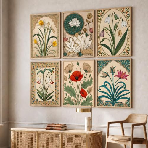 kotart Premium Digital Madhubani Art Paintings with Frame for Home Decor - Wall Painting for Living Room - Pack of 6 (10x13, painting for wall decoration)|B0CQTDMRD3