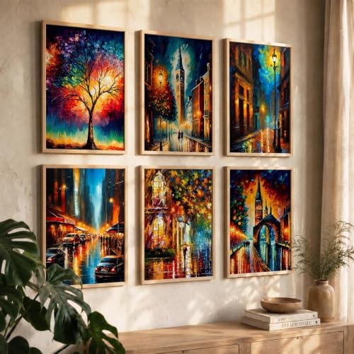 kotart Premium Digital Madhubani Paintings with Frame for Home Decoration - Traditional Painting for Living Room Bedroom Office Room Decor - Painting for Wall Decoration - Pack of 6 (Art 6, 10x13 inch)|B0CNZHP7C7