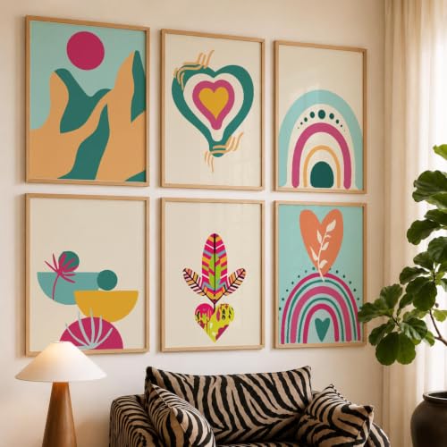 kotart Premium Digital Madhubani Art Paintings with Frame for Home Decor - Wall Painting for Living Room - Pack of 6 (10x13, painting for wall decoration)|B0CQTDMRD3